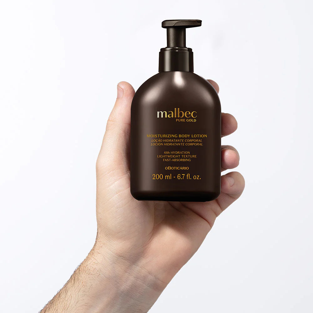Lotion Hydratante Malbec Pure Gold, 200 ml O Boticário
