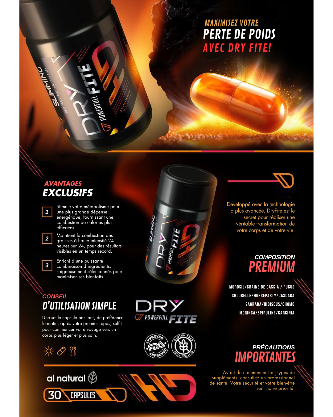 DryFite Extremadamente Potente - 30 CÁPSULAS
