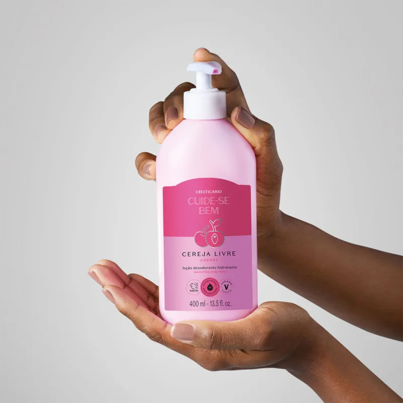 Lait Corps Hydratant Cerise Cuide-se Bem 400 ml O Boticário