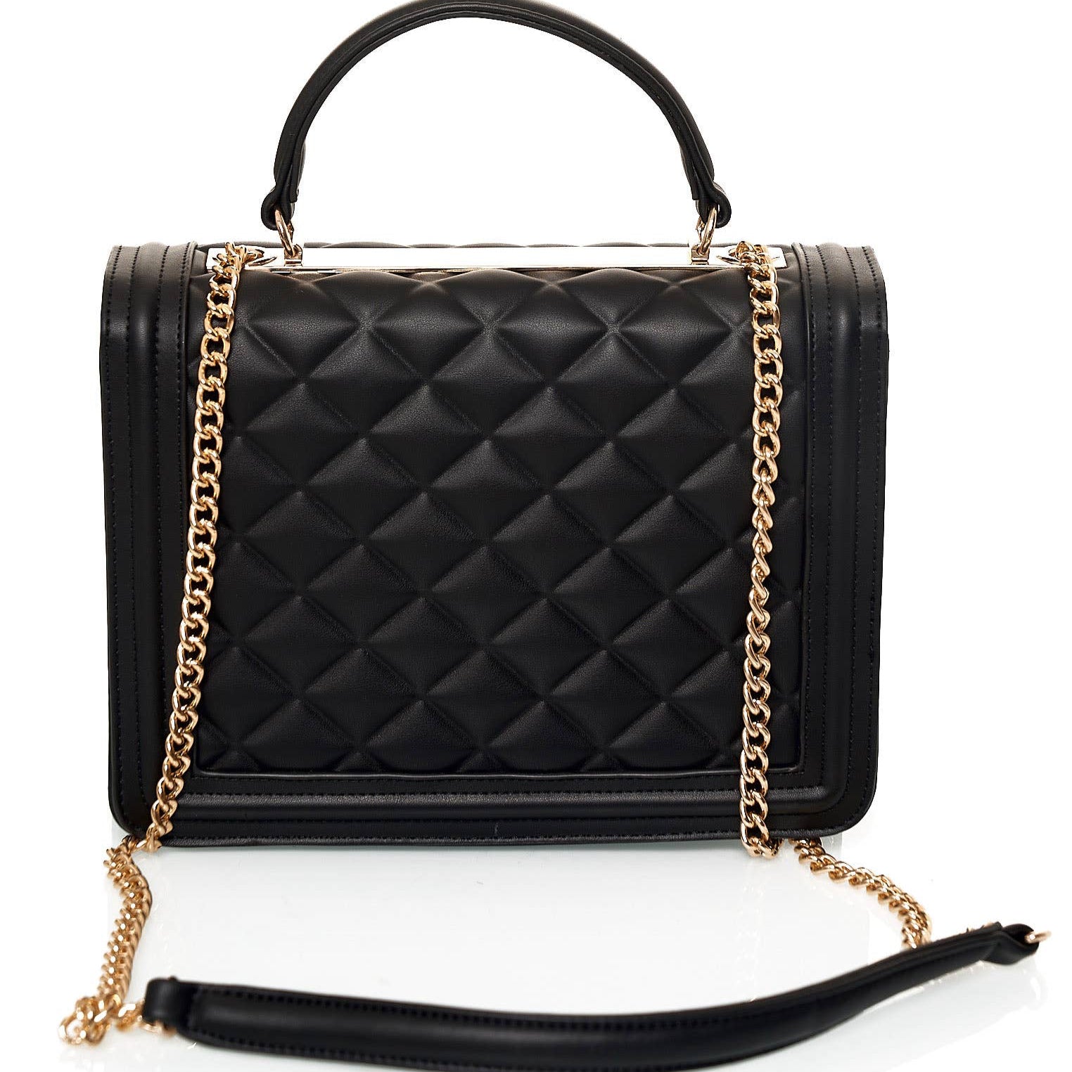 L'essentielle - Sac à bandoulière matelassé avec chaîne