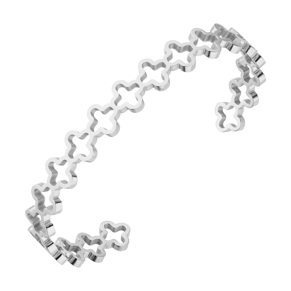 Bracelet Endless Clover | Plaqué or 18 carats