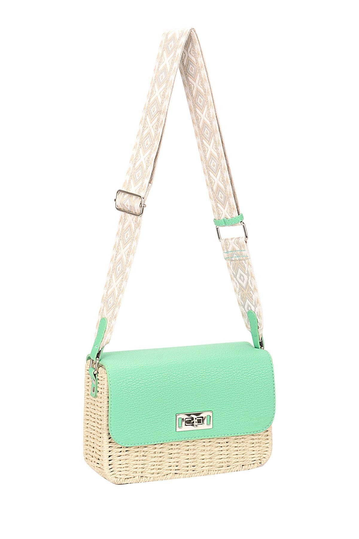 Sac Bandoulière Tressé – David Jones