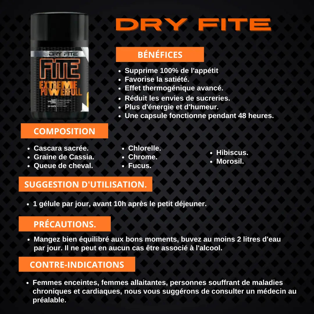 DryFite Extreme Powerfull - 30 CAPS