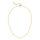 Collier fleuri élégant | Plaqué or 18 carats