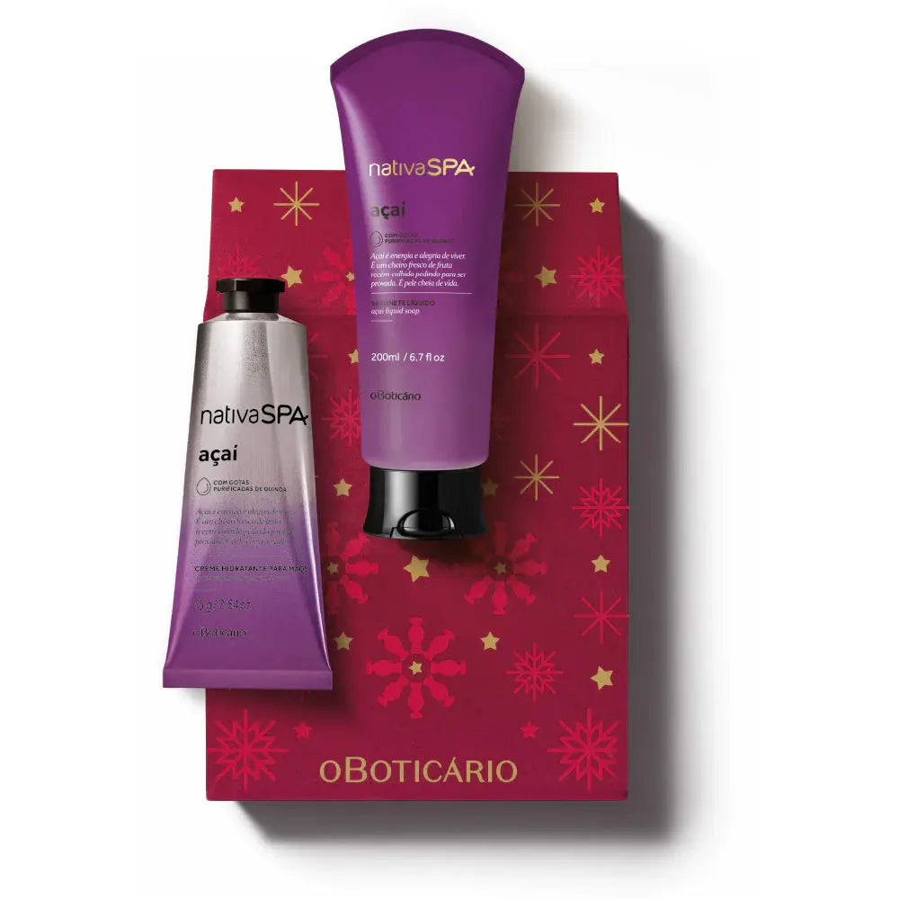 Kit de Noël Nativa SPA Açaí