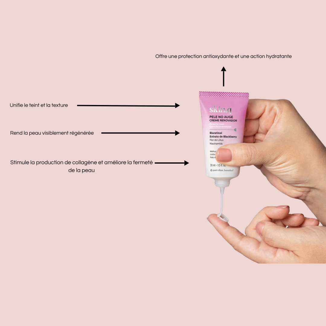 Crème rénovatrice visage Peau au sommet SKIN.Q, 30 ml