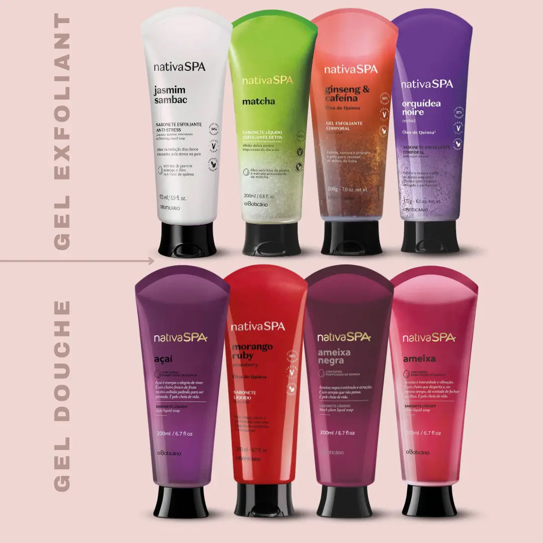 Gel Douche et Gel Exfoliants