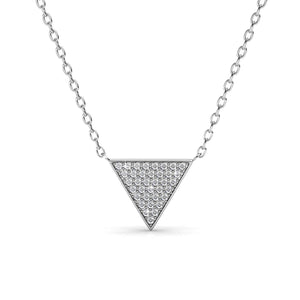 Pendentifs Veron  - Argenté et Cristal