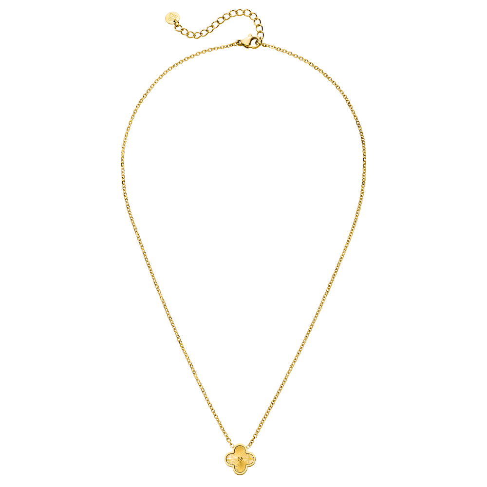 Chaîne Shine Clover | Plaqué or 18 carats