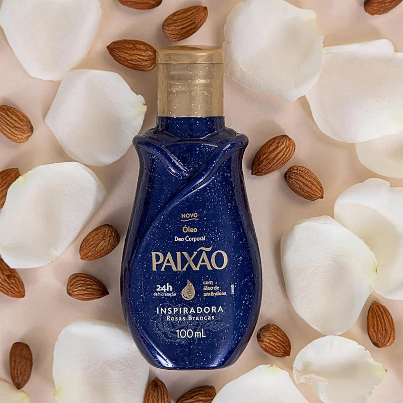 Paixão Huile corporelle Roses Blanches 100ml