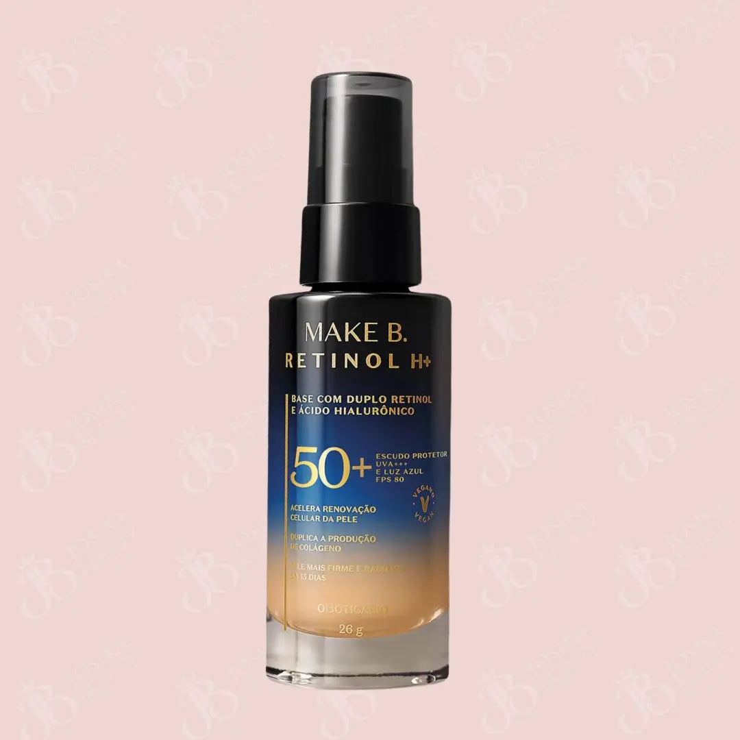 Make B. Fond De Teint Liquide SPF50 + Rétinol H+, 26 G