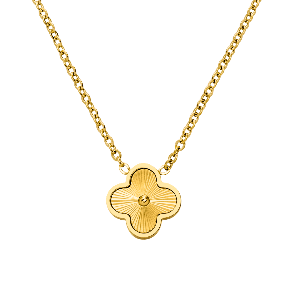 Chaîne Shine Clover | Plaqué or 18 carats