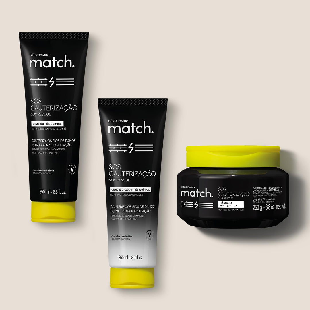 MATCH.| Masque post chimique de cautérisation SOS, 250g