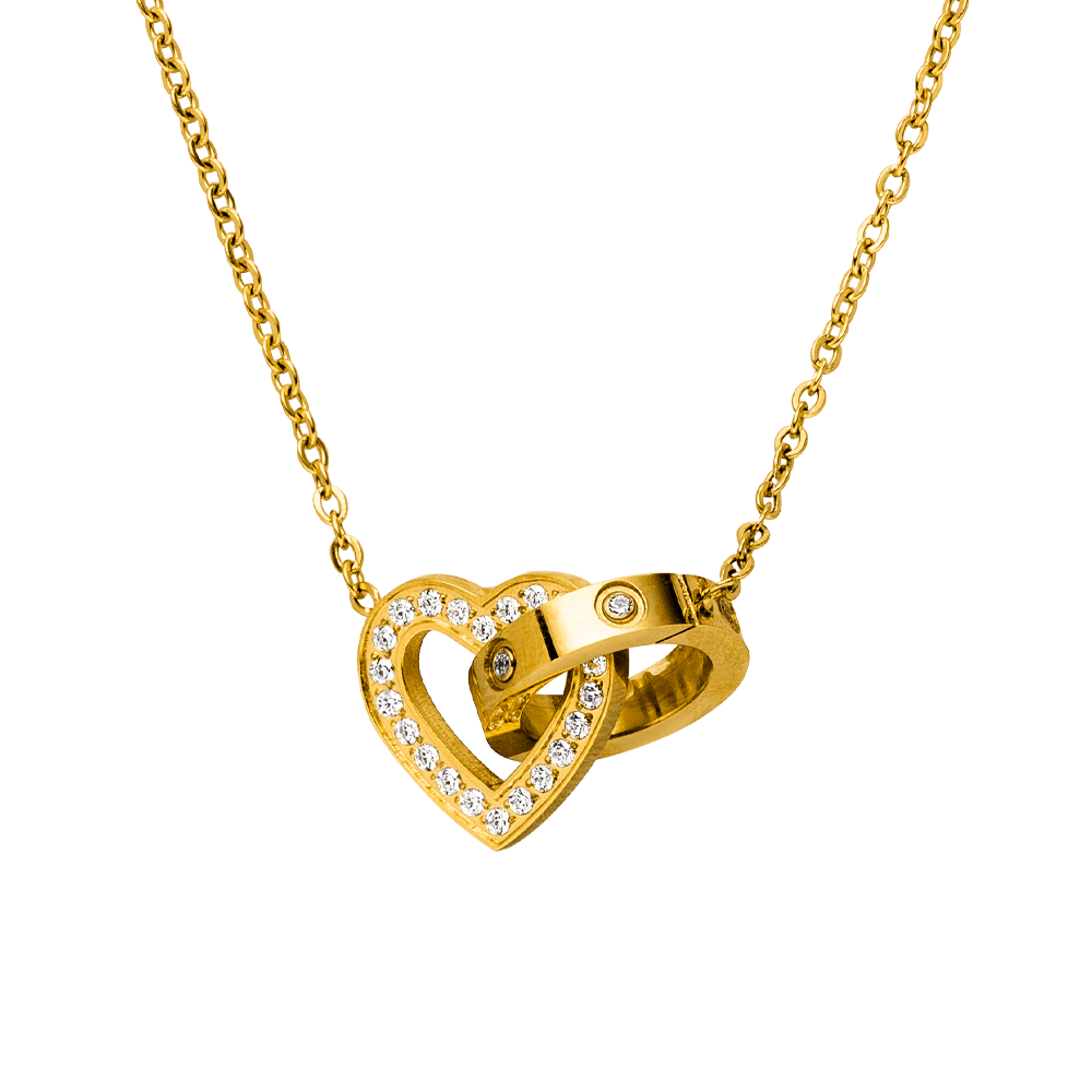 Collier Infinity Love | Plaqué or 18 carats