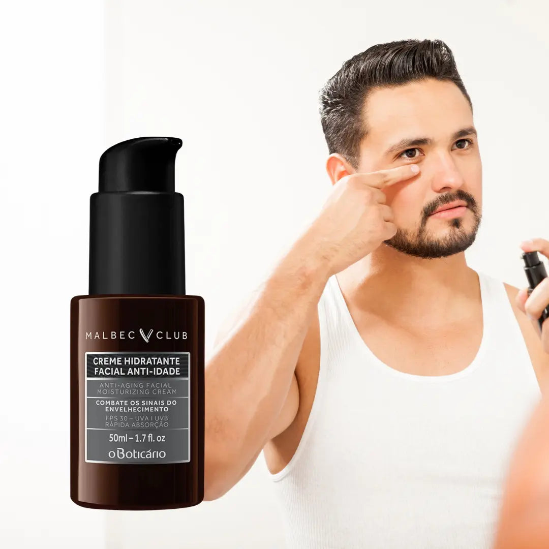 Malbec Club Crème Hydratante Anti-Âge Visage 50 ml