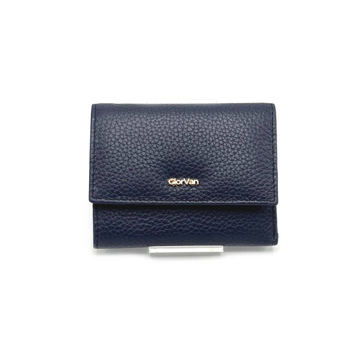Portefeuille en cuir véritable pour femme, Fabriqué en Italie