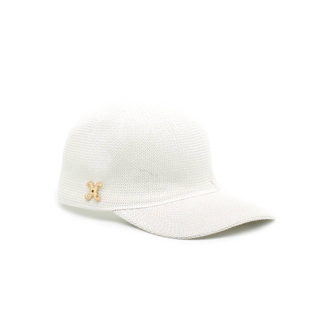 Vimoda - Casquette été avec logo métallique doré