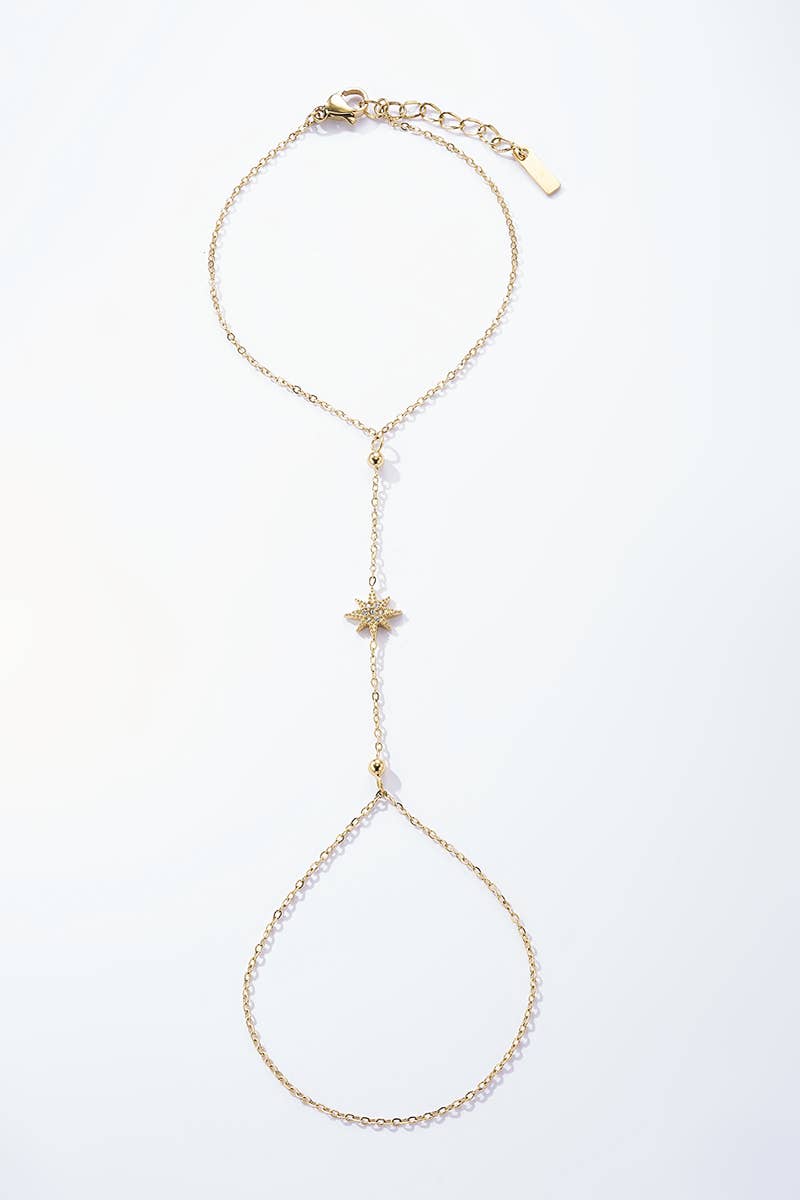 BYREN | ÉLINE L'ATELIER - Chaîne de main en acier inoxydable 324AQ349