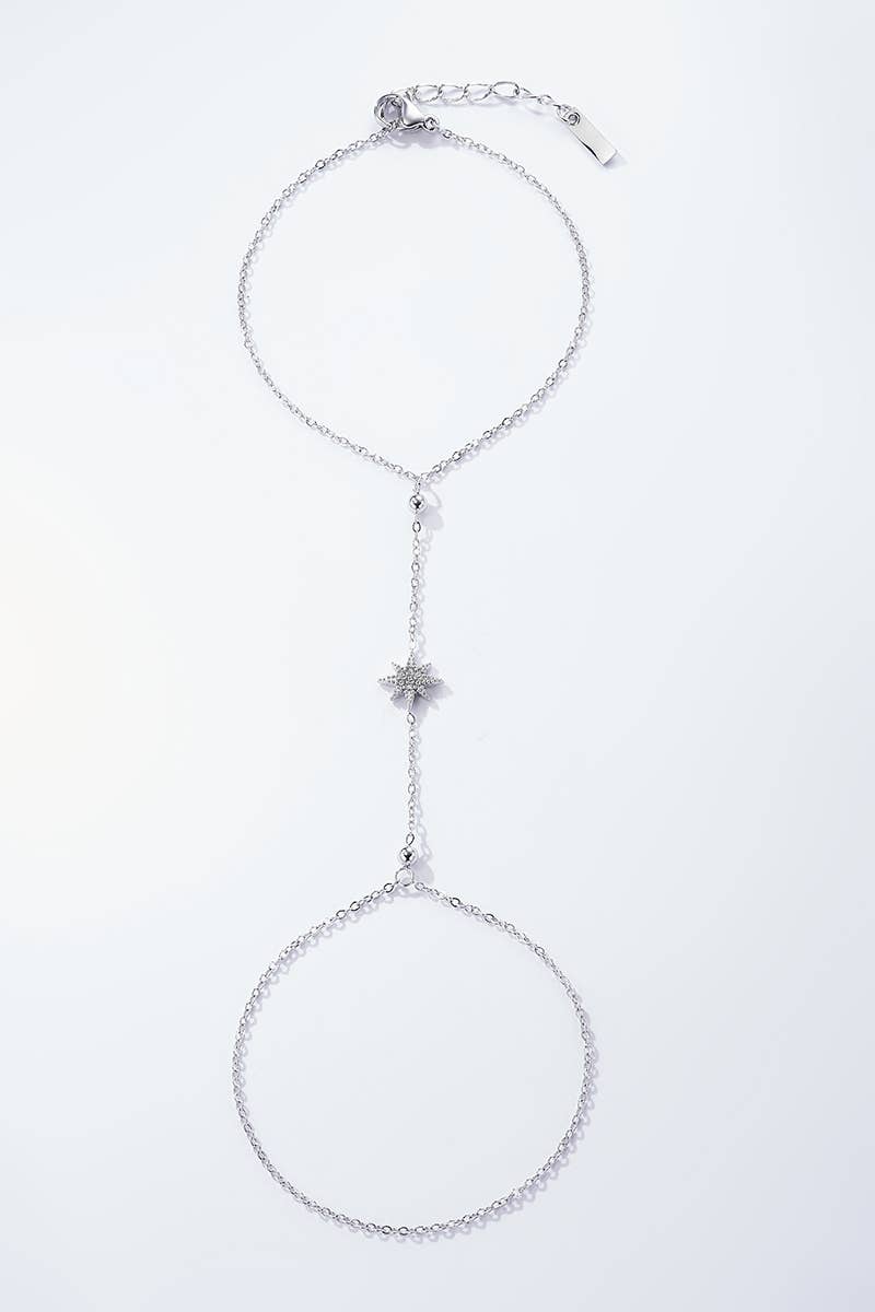 BYREN | ÉLINE L'ATELIER - Chaîne de main en acier inoxydable 324AQ349