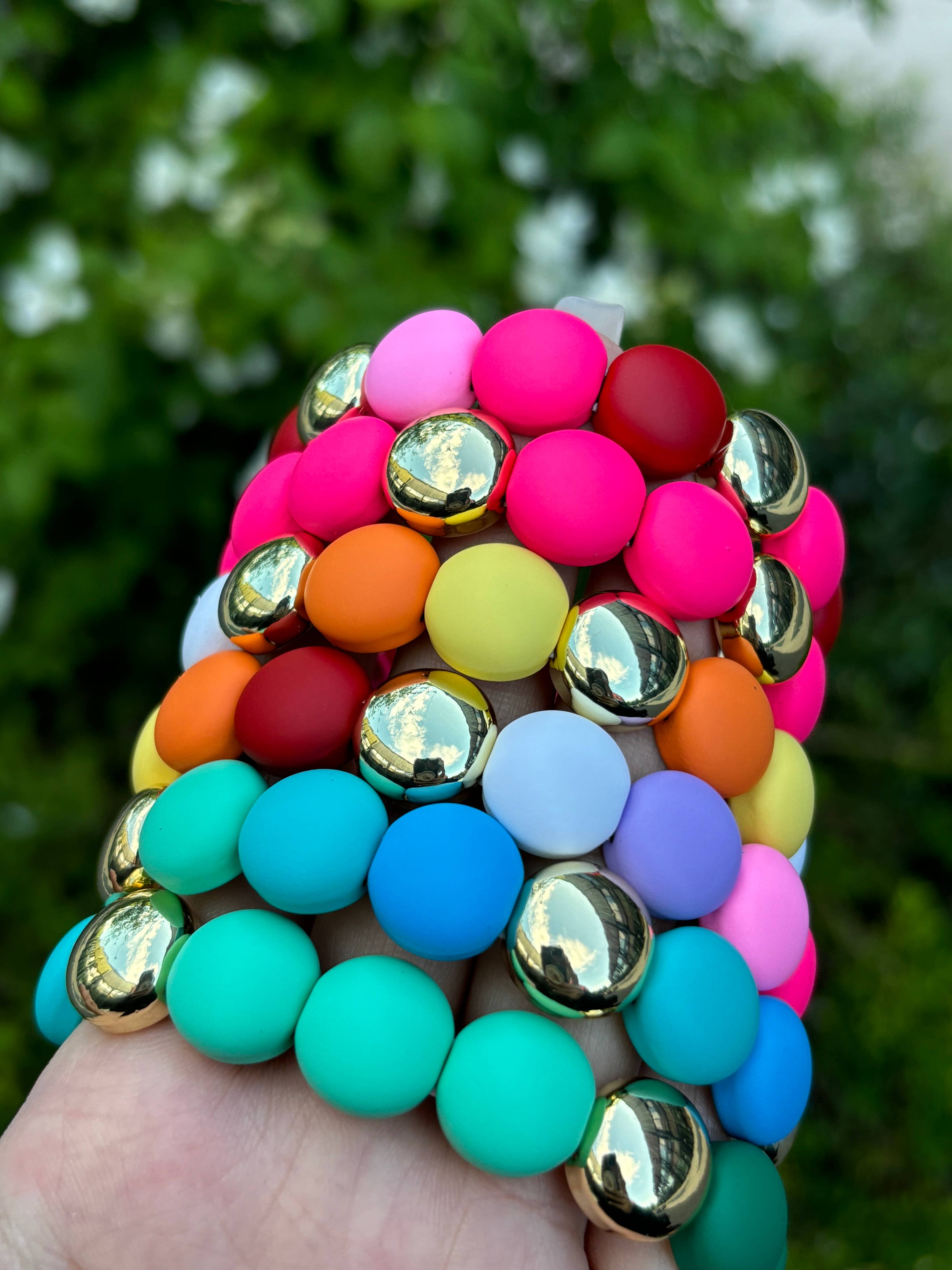 BYREN | ÉLINE L'ATELIER - Bracelet colorés avec élastique 324CP03