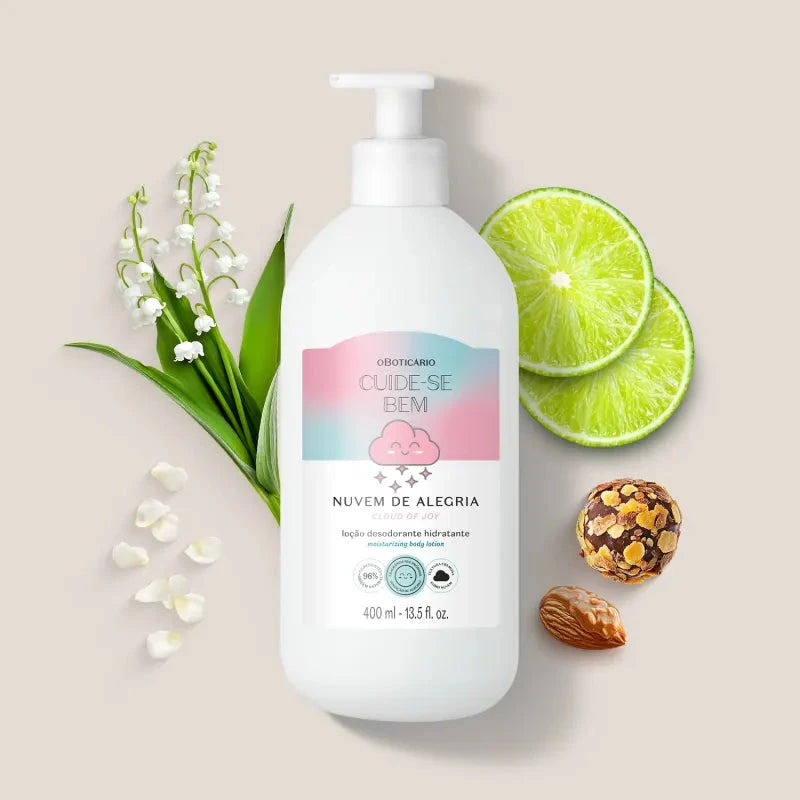 Lait Corps Hydratant Nuage de Joie Cuide-se Bem 400 ml