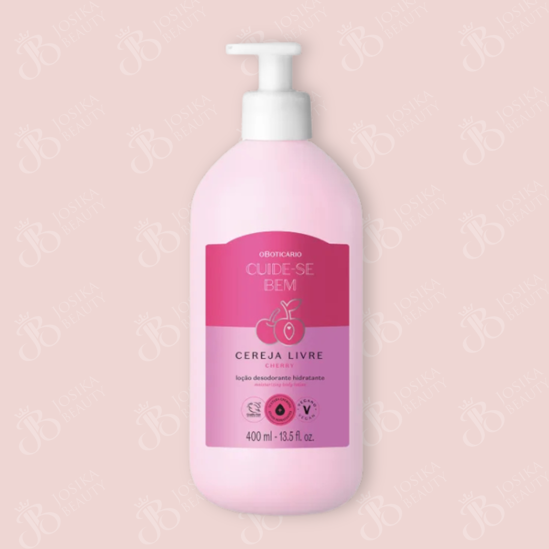 Lait Corps Hydratant Cerise Cuide-se Bem 400 ml