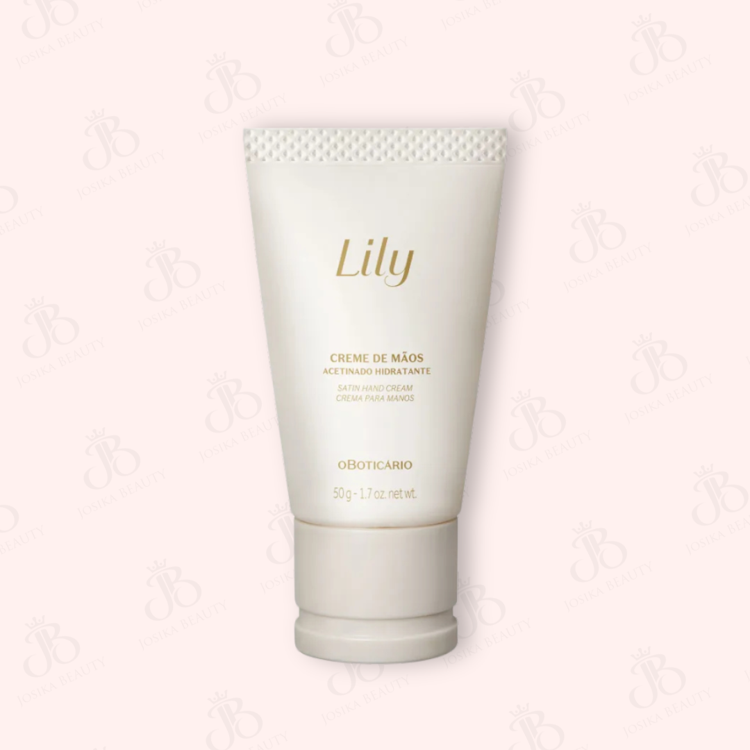 Crème mains satinée hydratante Lily, 50 g