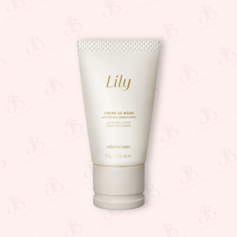 Crème mains satinée hydratante Lily, 50 g