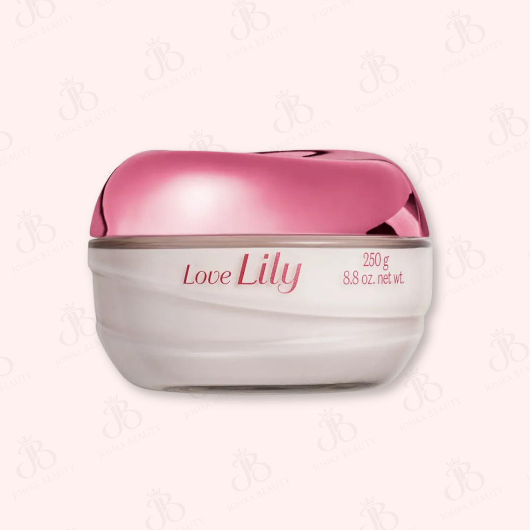 Crème hydratante satinée Love Lily, 250 g