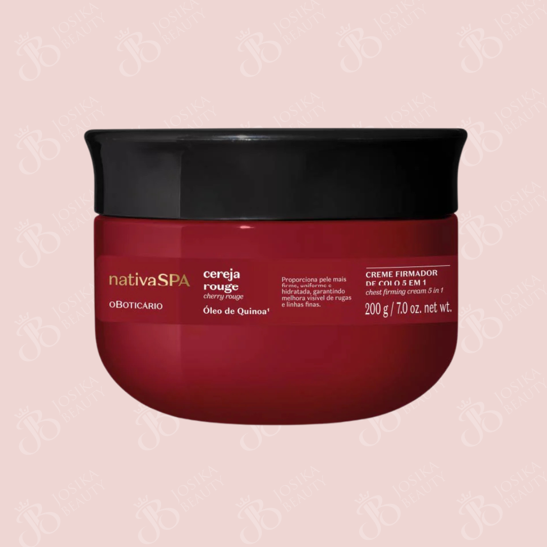 Nativa Spa Cerise Rouge Crème Raffermissante Cou 5 en 1 200 g