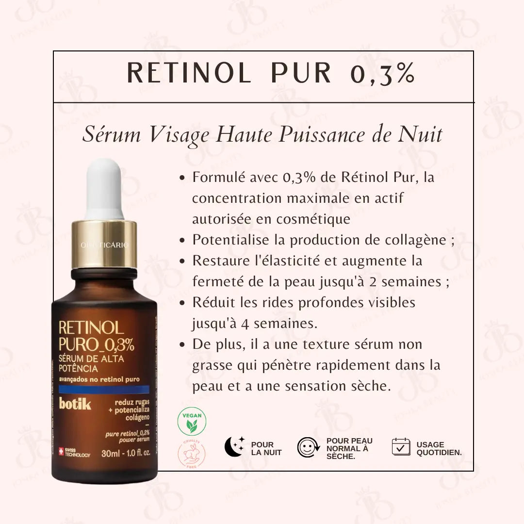 Sérum Visage Haute Puissance Botik Retinol Pure 30 ml