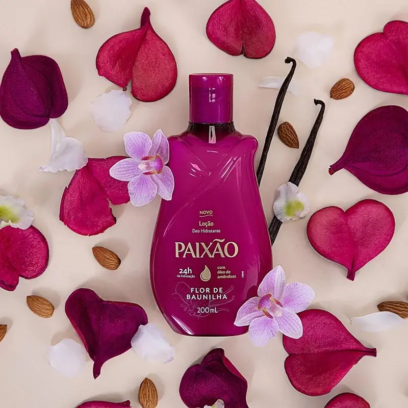 Paixão Lait Hydratant Fleur de Vanille 200ml JosikaBeauty