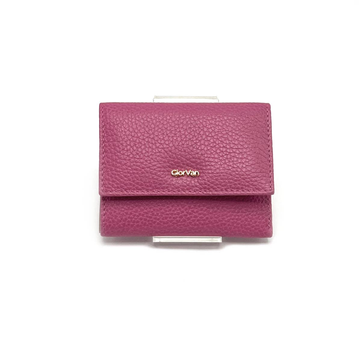Portefeuille en cuir véritable pour femme, Fabriqué en Italie