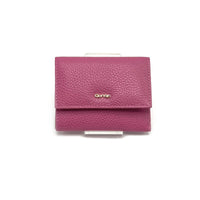 Portefeuille en cuir véritable pour femme, Fabriqué en Italie