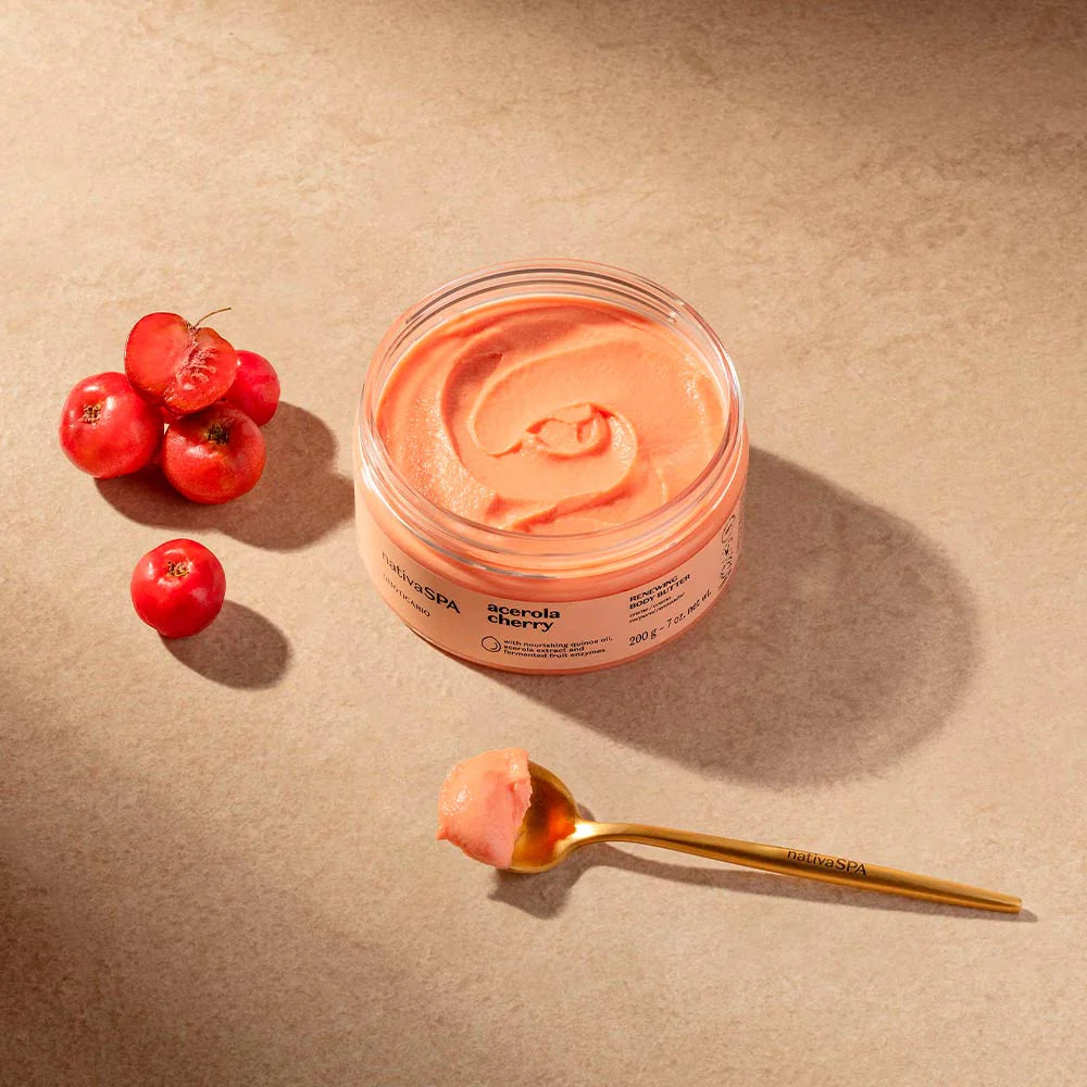 Crème hydratante régénérante pour le corps à la cerise  d'acerola NATIVA SPA, 200g