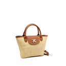 Vimoda - Petit sac effet paille logo CC cabas