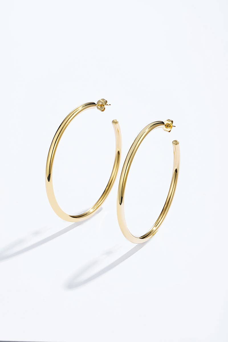 BYREN | ÉLINE L'ATELIER - Boucles d'oreilles en acier inoxydable 124AQ375