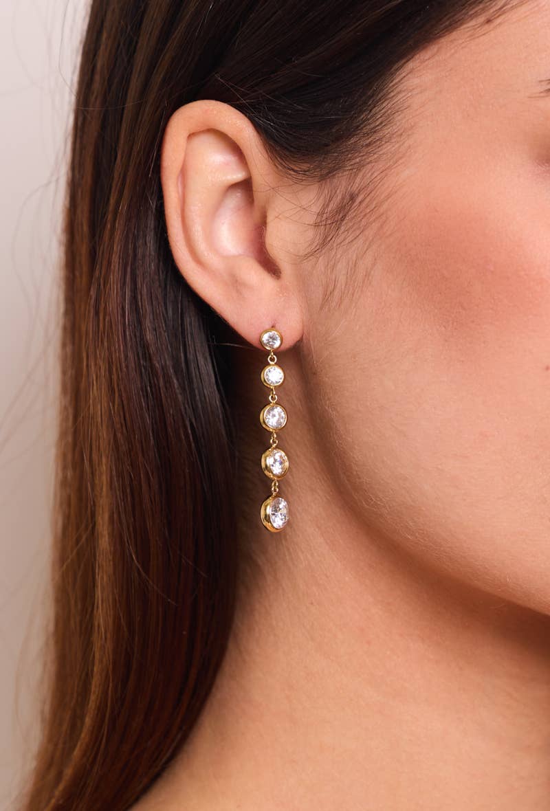 BYREN | ÉLINE L'ATELIER - Boucles d'oreille en acier inoxydable 124AQ351