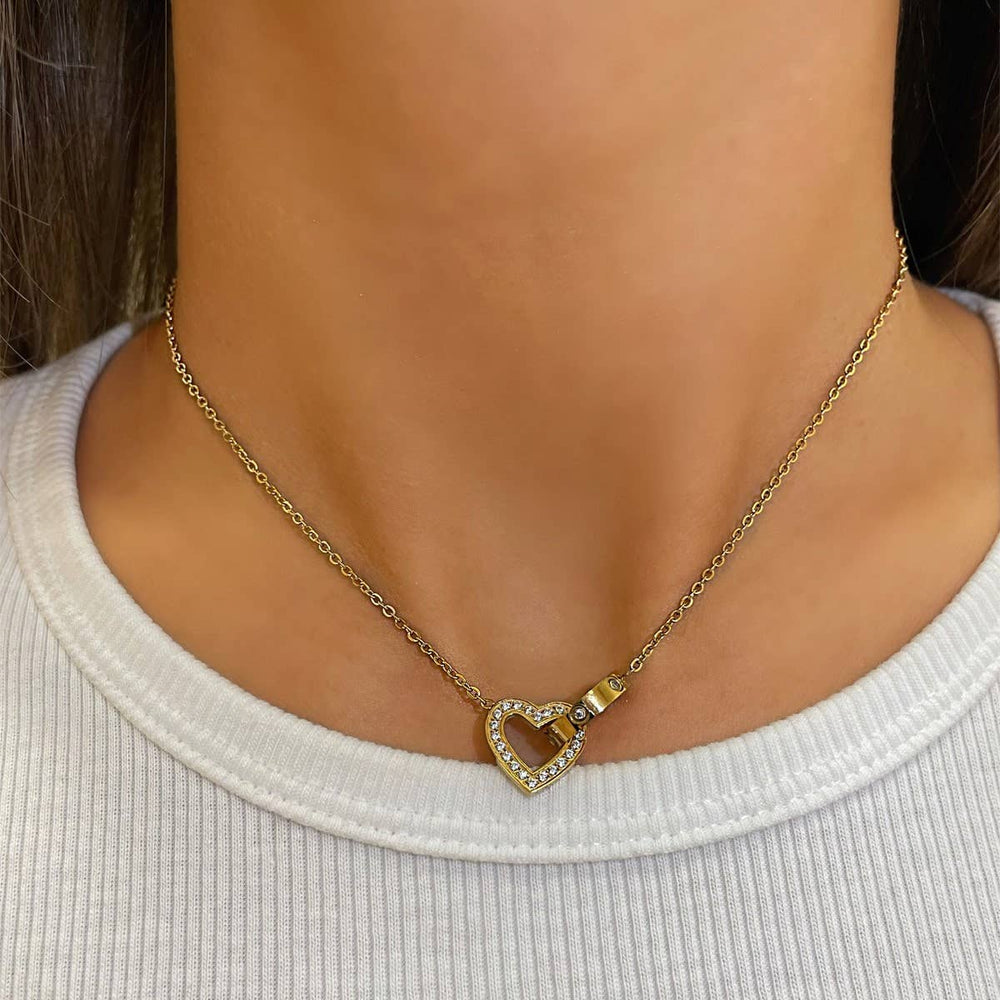 Collier Infinity Love | Plaqué or 18 carats