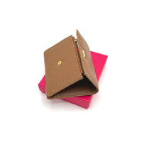 Portefeuille en cuir véritable pour femme, Fabriqué en Italie