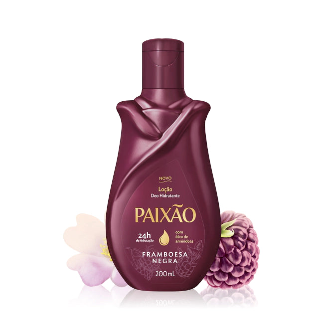 Paixão Lait Hydratant Framboise Noire 200ml
