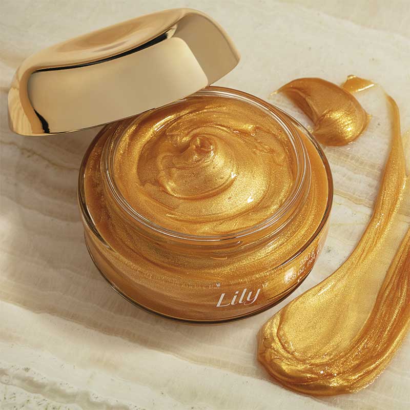 Gel corporel illuminateur et hydratant Lily Glow, 250 g
