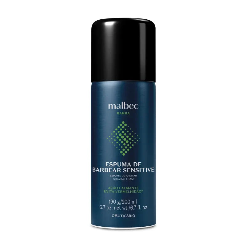 Mousse à raser Malbec Sensitive, 200ml