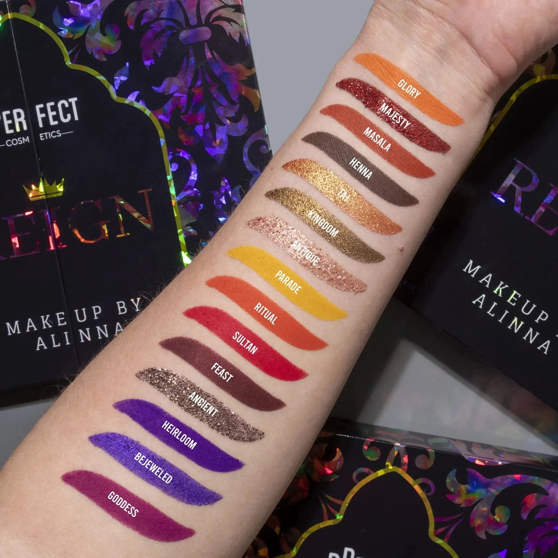 Reign Palette - BPerfect X Par Alinna JosikaBeauty