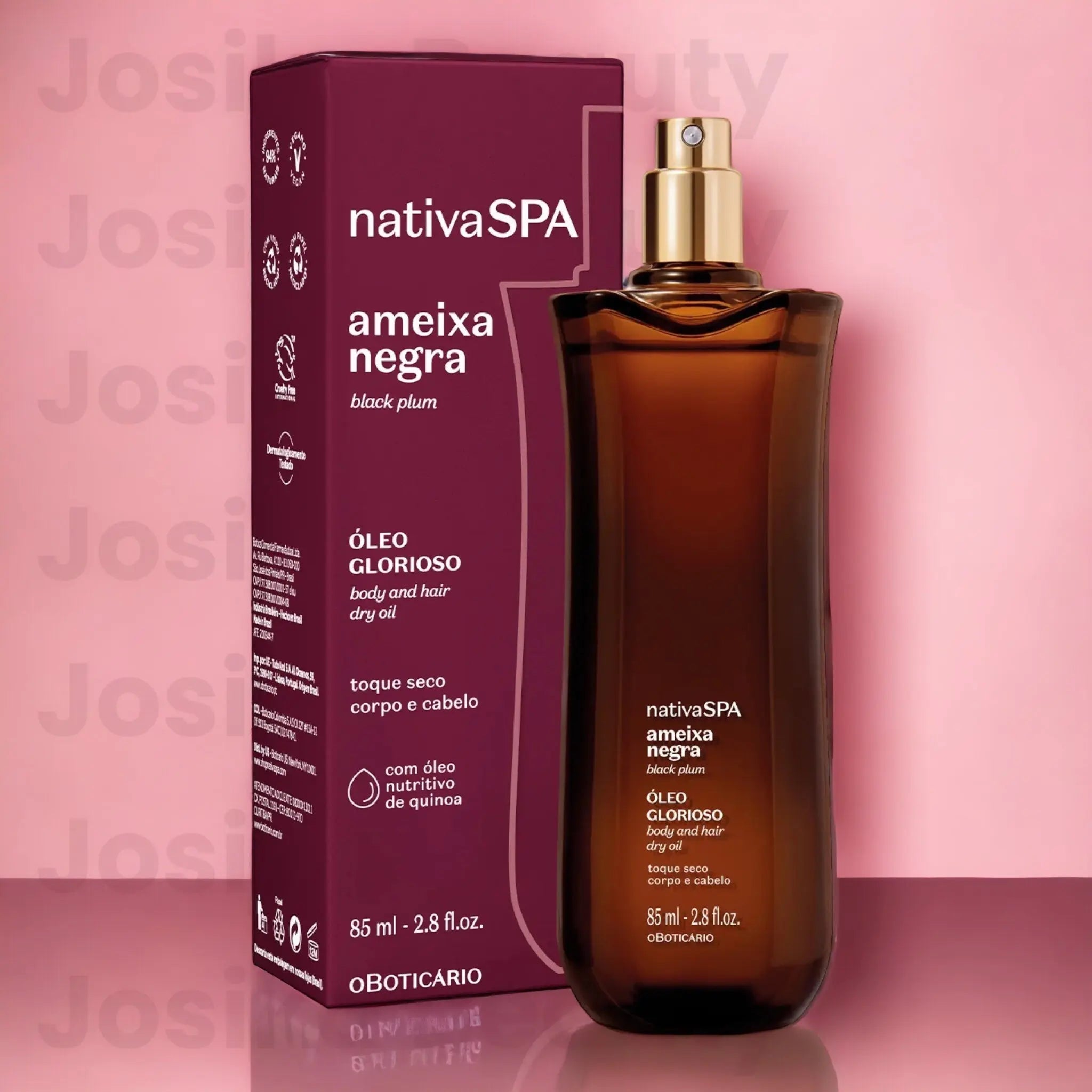 Huile Glorioso Multifonctionnelle Nativa SPA Prune Noire 85 ml